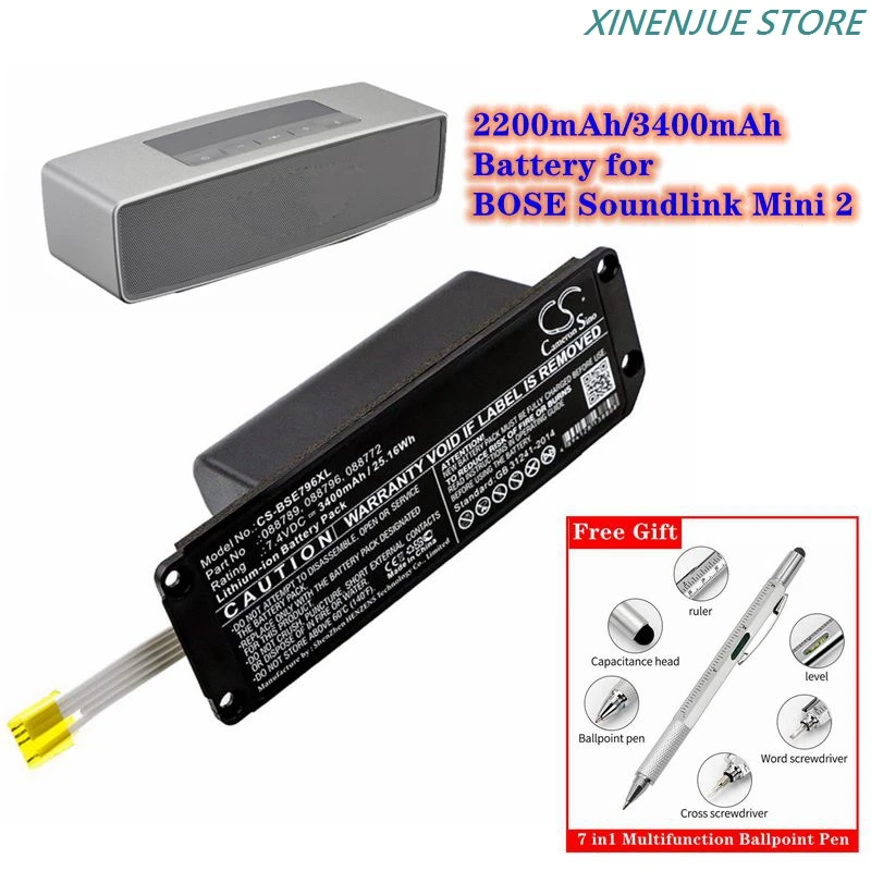 Speaker Battery 2200mah/3400mah 088772,088789,088796 For Bose Soundlink Mini  2 Ii - Digital Batteries - AliExpress