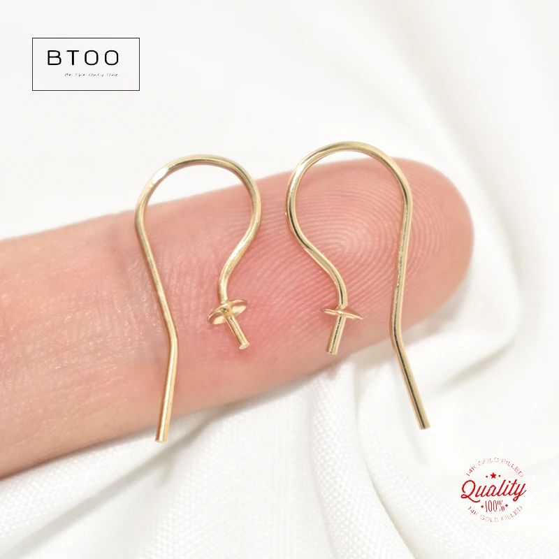 Ear Wires 14k Gold Jewelry Supplies Earring Hooks For Jewelry
