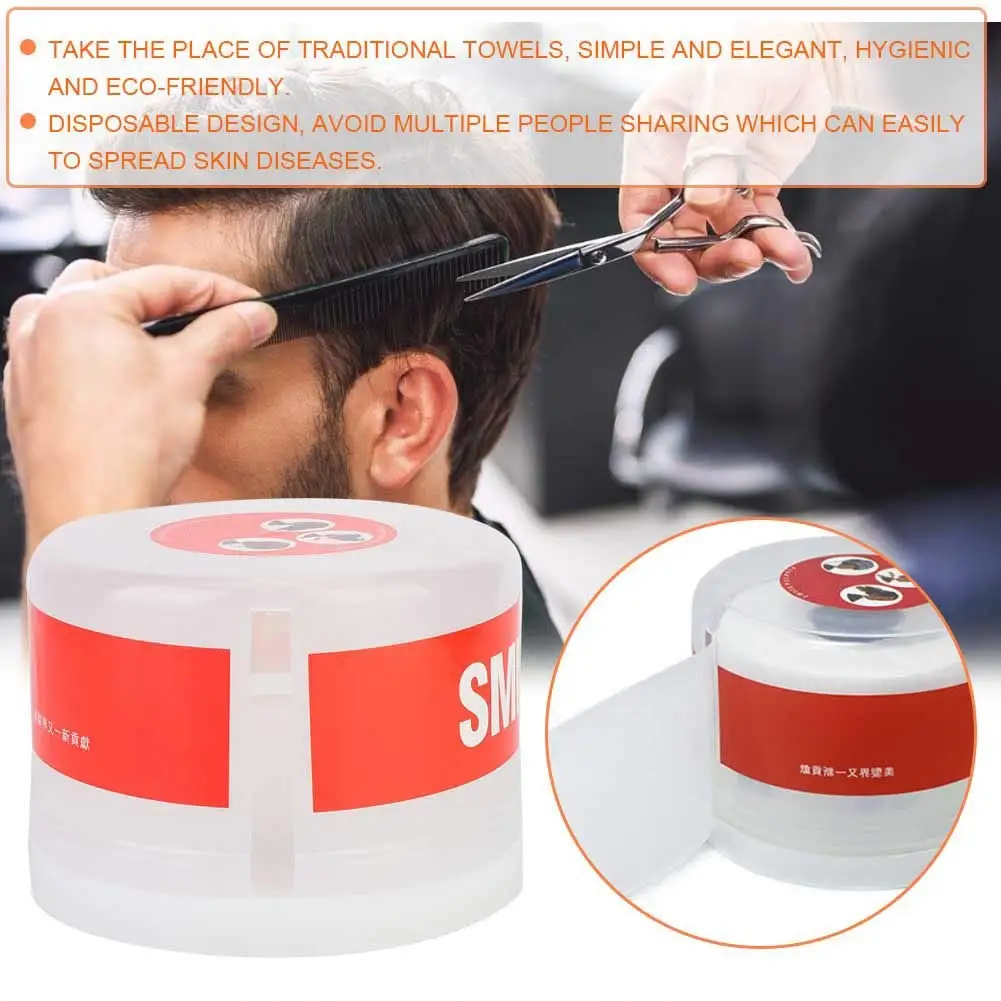 Barber Neck Paper Holder Disposable Neck Strip Tissue Collar Tape Dispenser With Sucke Storage Box Hairdressing Accessories