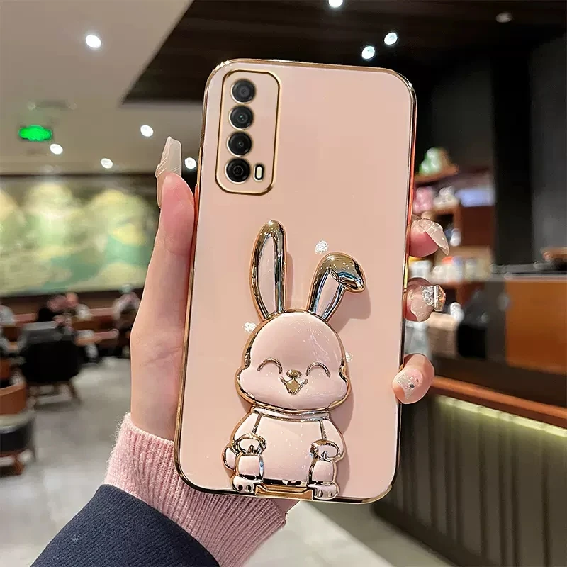3D Cute Rabbit Phone Holder Case with Stand Bracket