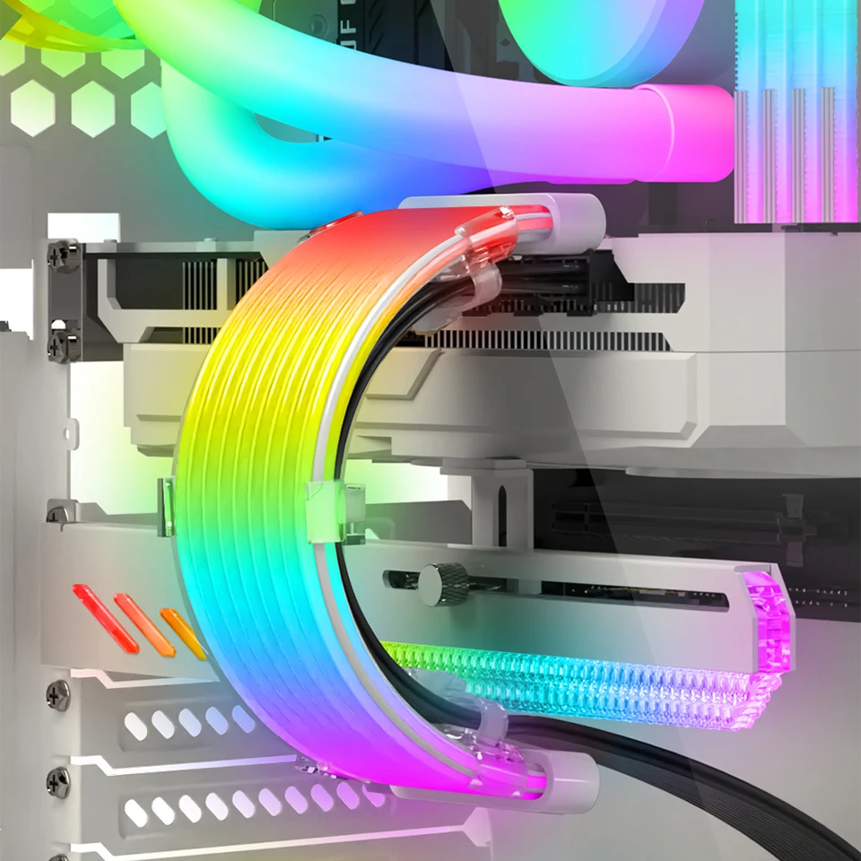 Coolmoon RGB Motherboard ARGB Extension Cable Light Strip
