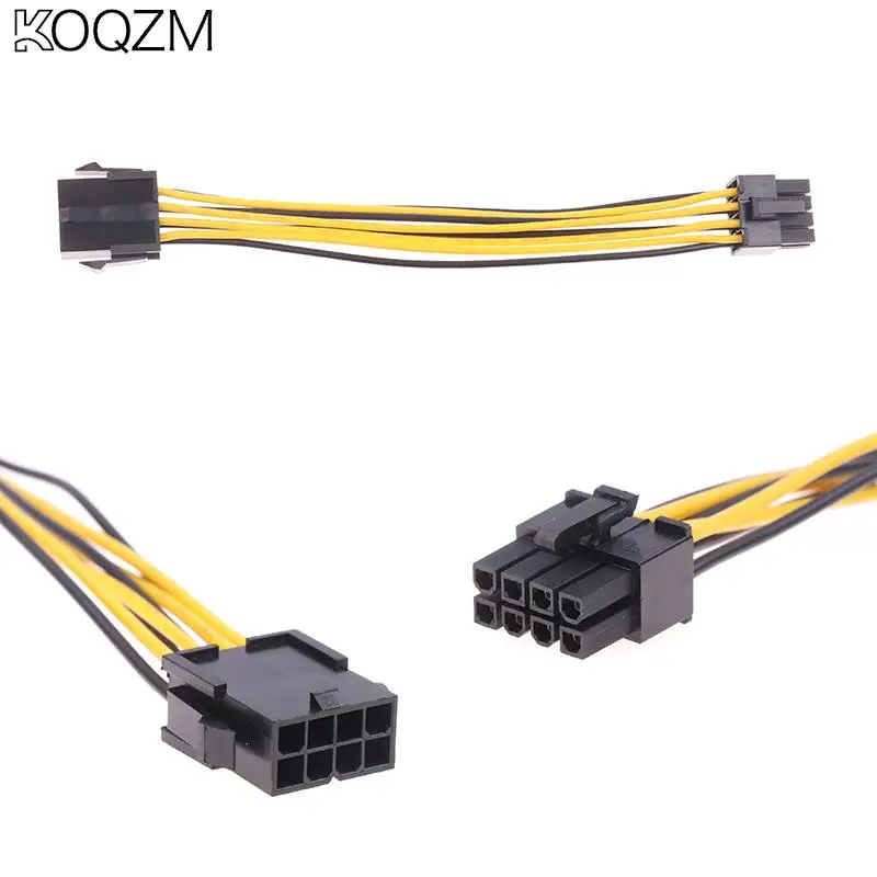 8 Pin to 8 Pin ATX EPS Male to Female Power Extension PSU Mainboard Power Extension Adapter 8pin  CPU Power Extention Cable