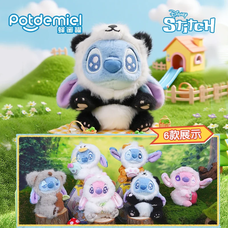 Genuine Potdemiel Disney Stitch Animal Party Surprise Blind Box