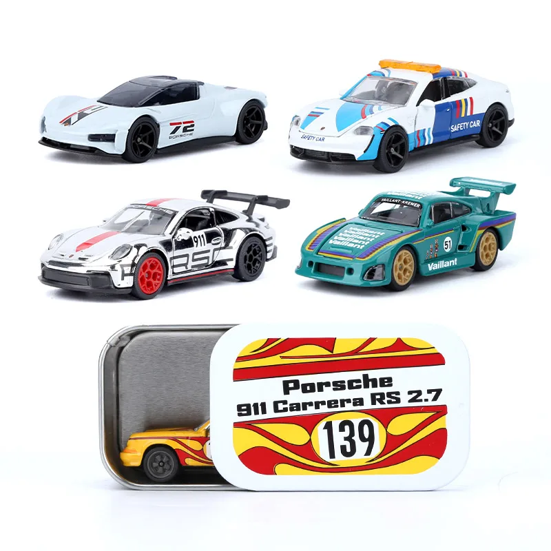 

Модель автомобиля Majorette 1/64 Porsche 911 GT3, модель из литого под давлением, коллекционная Игрушечная машина