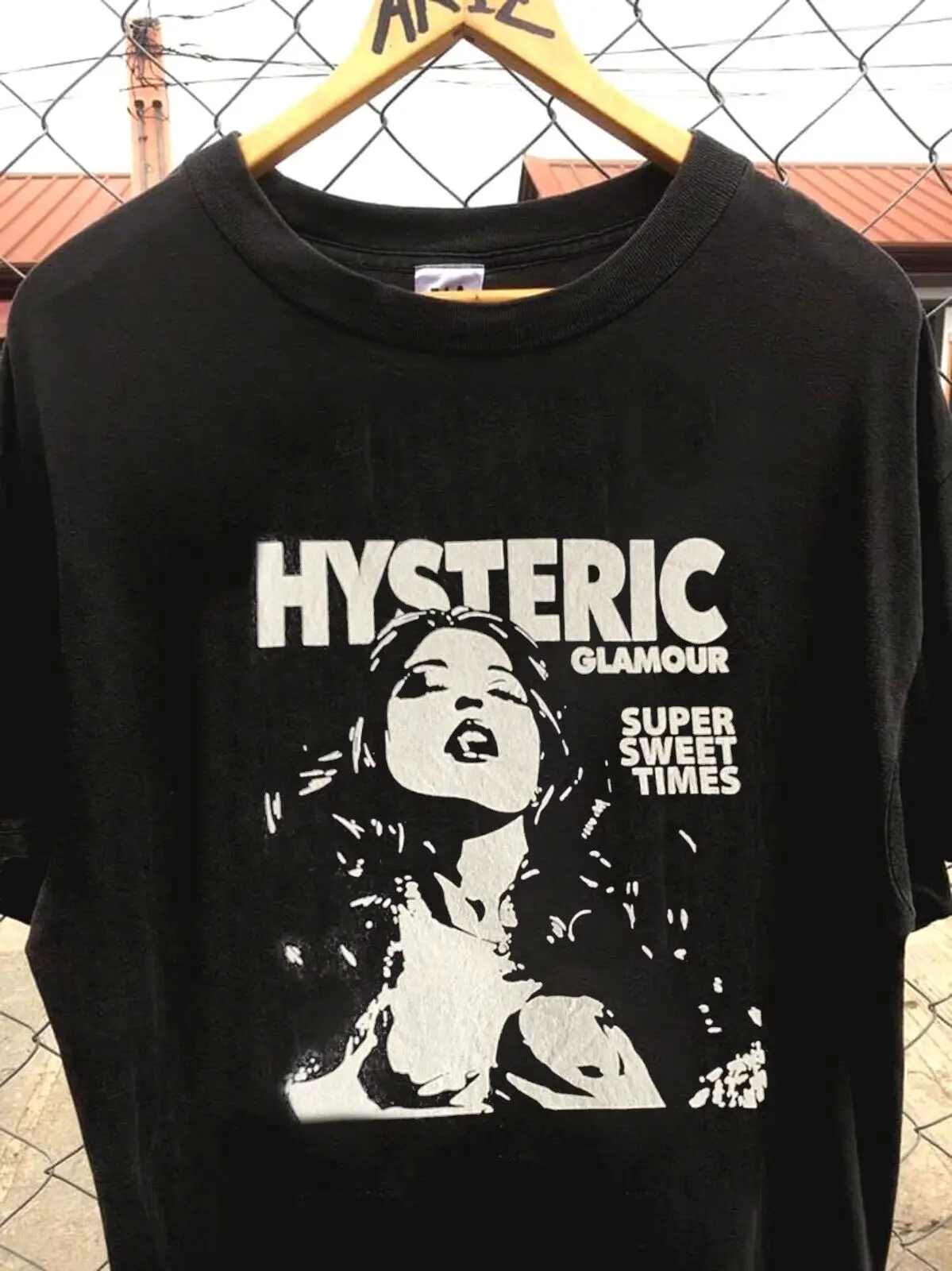 HYSTERIC GLAMOUR◆Tシャツ/FREE/コットン/BLK/2CT-8920 HYSTERIC GLAMOUR(ヒステリックグラマー) / ヒステリック
