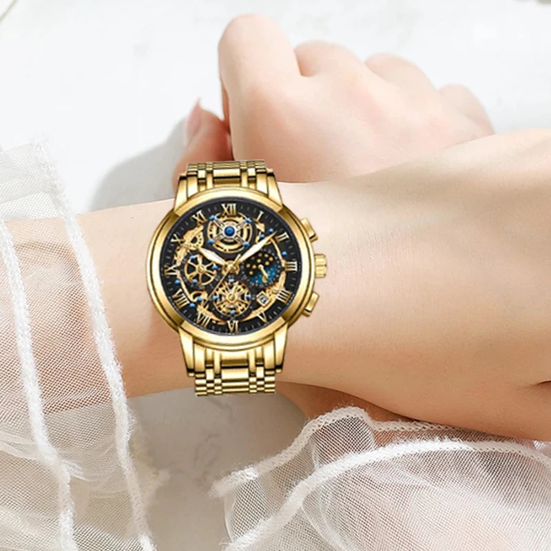 LIGE Exquisite Minimalist Women Watch Luxury Fashion Stain Steel Ladies Waterproof Quartz Wristwatch Rose Gold Female Clock