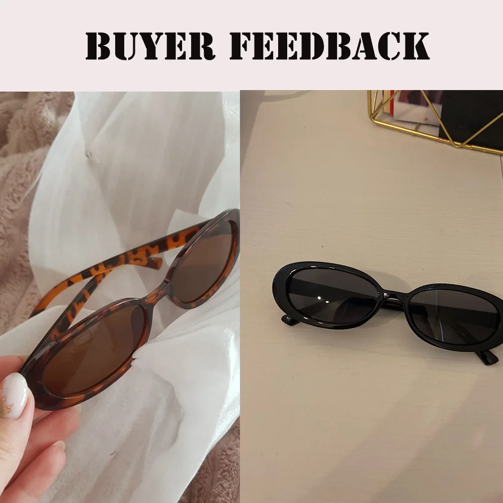 Pink Retro Sunglasses Oval Sunglasses Women Retro Brand Designer Vintage Ladies Cat Eye Cycling Sun Glasses UV400 vintage sunglasses