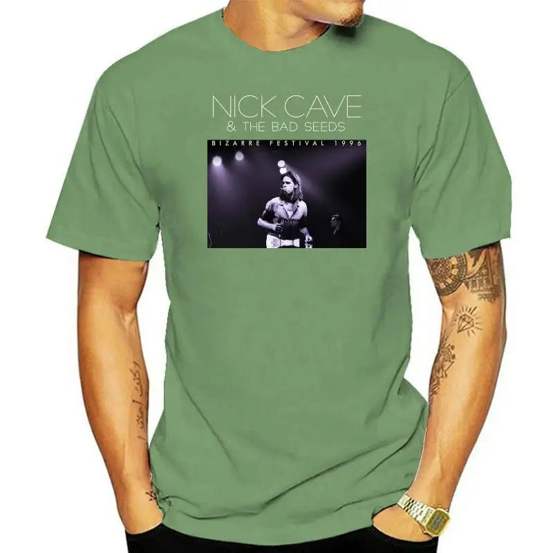 Nick Cave And The Bad Seeds T-Shirt Nera Da Uomo Taglia S M L Xl 2Xl 3Xl