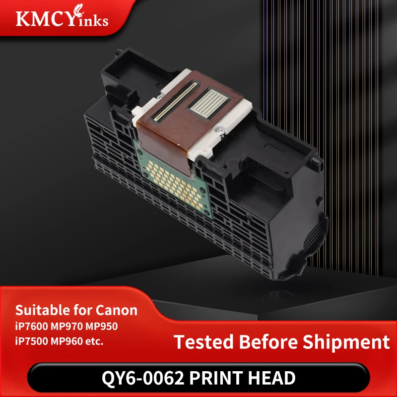 

KMCYinks Printhead For Canon Print head QY6-0062 For Canon iP7500 iP7600 MP960 MP950 MP970 Nozzle Inkjet Printer parts