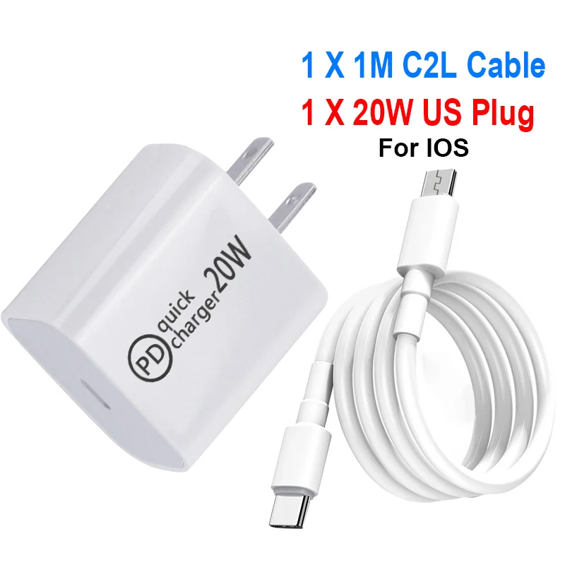 20W PD Fast Charging Data Cord PD USB C Cable For iOS Charger For Apple iPhone 12 mini 11 Pro Max Phone Charge Data Line usb car charge Chargers