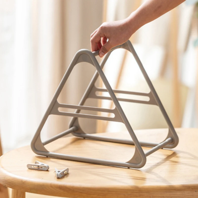 Organiser Foldable Home Travel Clothes Rack Organiser Drying Rack Storage Laundry Laundry Organiser Supplies Clothes Rack 3