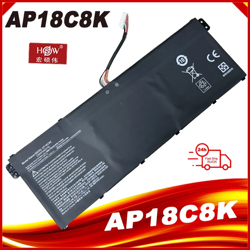 

11.25V 50.29Wh 4471mAh AP18C8K Original Laptop Battery For Acer Swift 3 SF314-57-77MU 3INP5/82/70 Aspire 5 A514-54 A515-56 56G