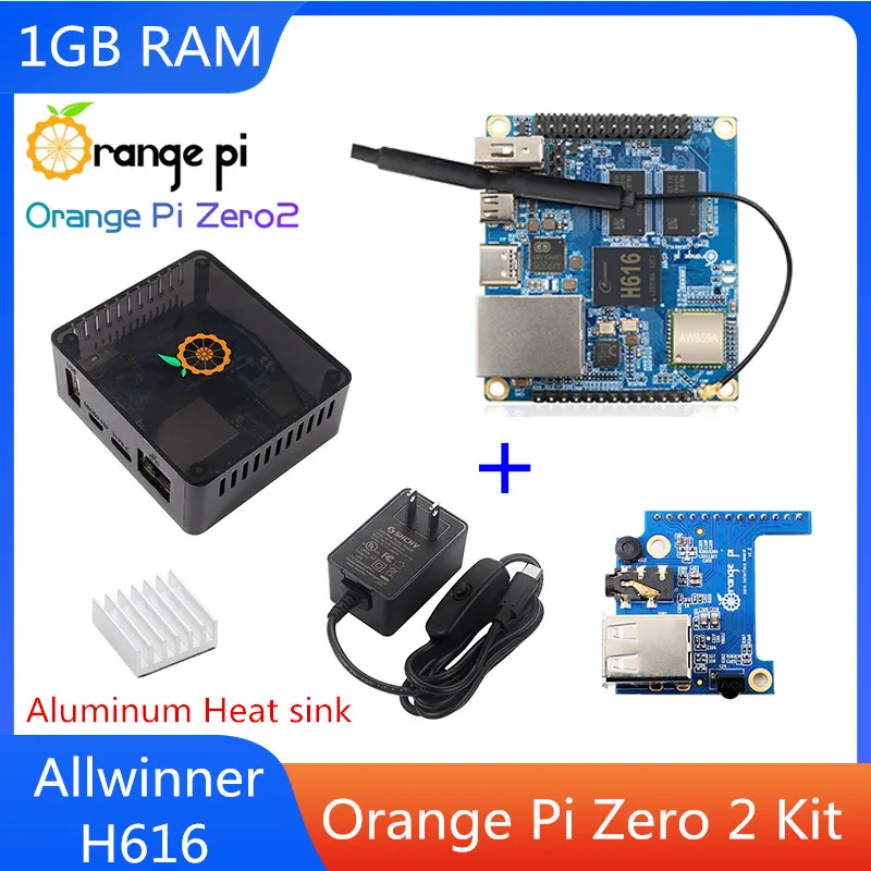 

Блок питания Orange Pi Zero 2, для компьютера с одной платой, чип H616, 1G BT5.0, Wi-Fi, работает на Android 10, Ubuntu Debian