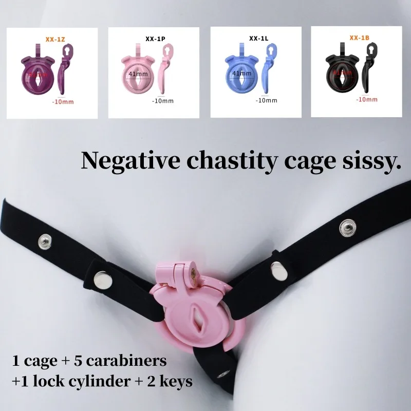 New Male Ultra Small Sissy Chastity Cage Bondage Penis Lock Anti