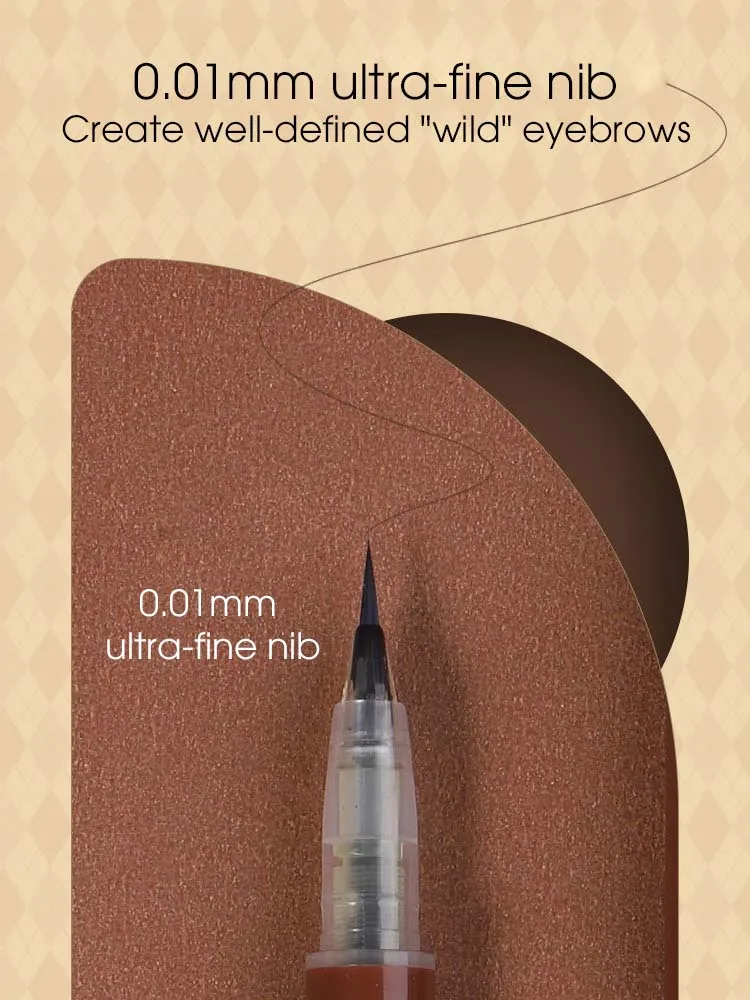 Clear Rooted Water Eyebrow Pen with Natural, Waterproof, Non fading, and Very Fine Liquid Eyebrow Pen 5