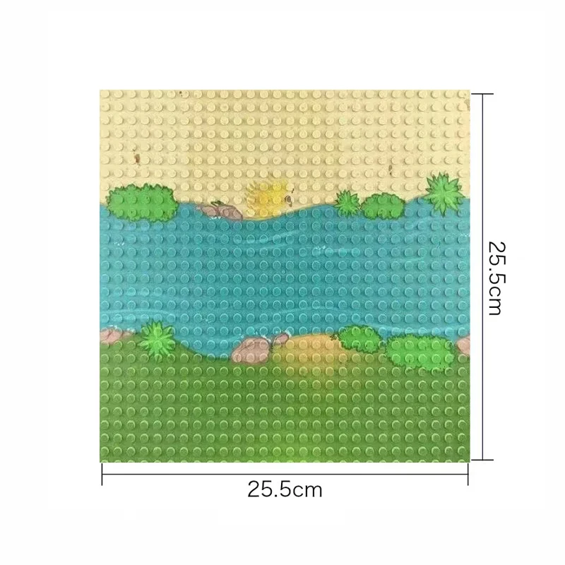 Açılı bir görünümden gösterilen tek büyük taban plakası