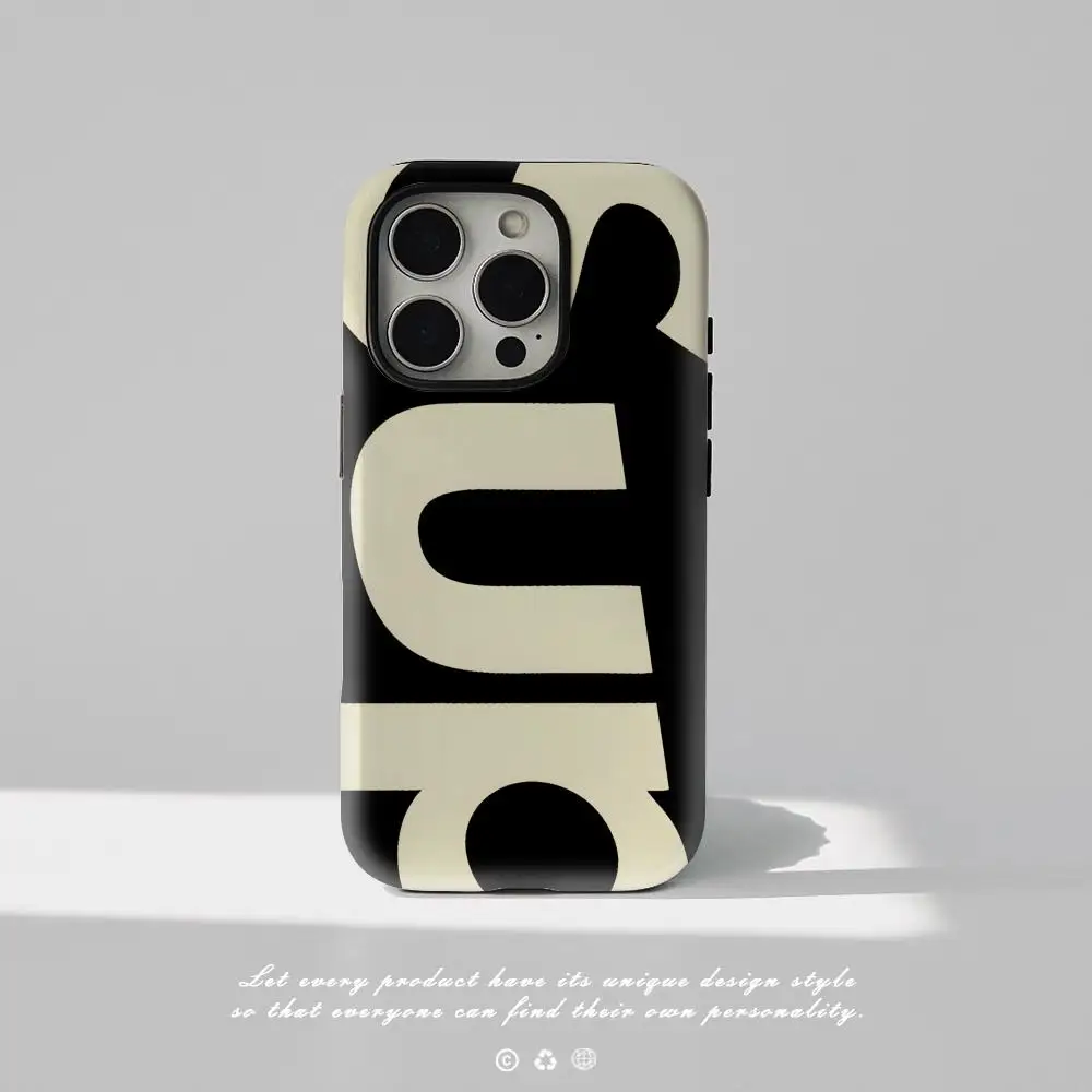 Luxurious Fashion Logo Film Shell Phone Case
