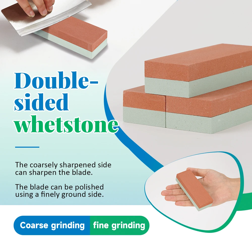 

Professional Knife Sharpener 400/1500 Sand Gravel Grindstone Whetstone Double Side Stone Wet Stone Knife Sharpener Kitchen Tool