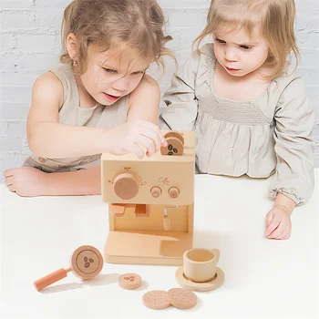 Wooden Replica Coffee Machine - Wooden Toys 5