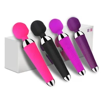 Leistungsstarke Oral Klitoris Vibratoren USB Ladung Av Zauberstab Vibrator Anal Massager Erwachsene Sex Spielzeug Für Frauen Sichere Silikon Sex Produkt 1