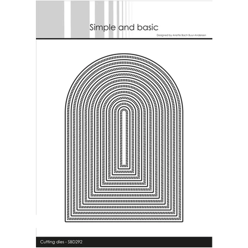 Doppio Foro A6 Archi Fustelle Per Il Taglio Del Metallo Per Il Nuovo 2023 Scrapbooking Paper Making Frame Card Craft Supplies No Stamp