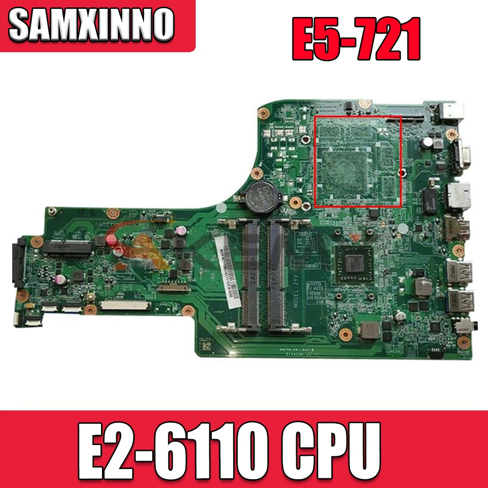 best chipset for gaming pc NEWRECORD NBMND11004 DA0ZYVMB6D0 for Acer Aspire E5-721 LAPTOP Motherboard with E2-6110 on board main board full test most powerful motherboard