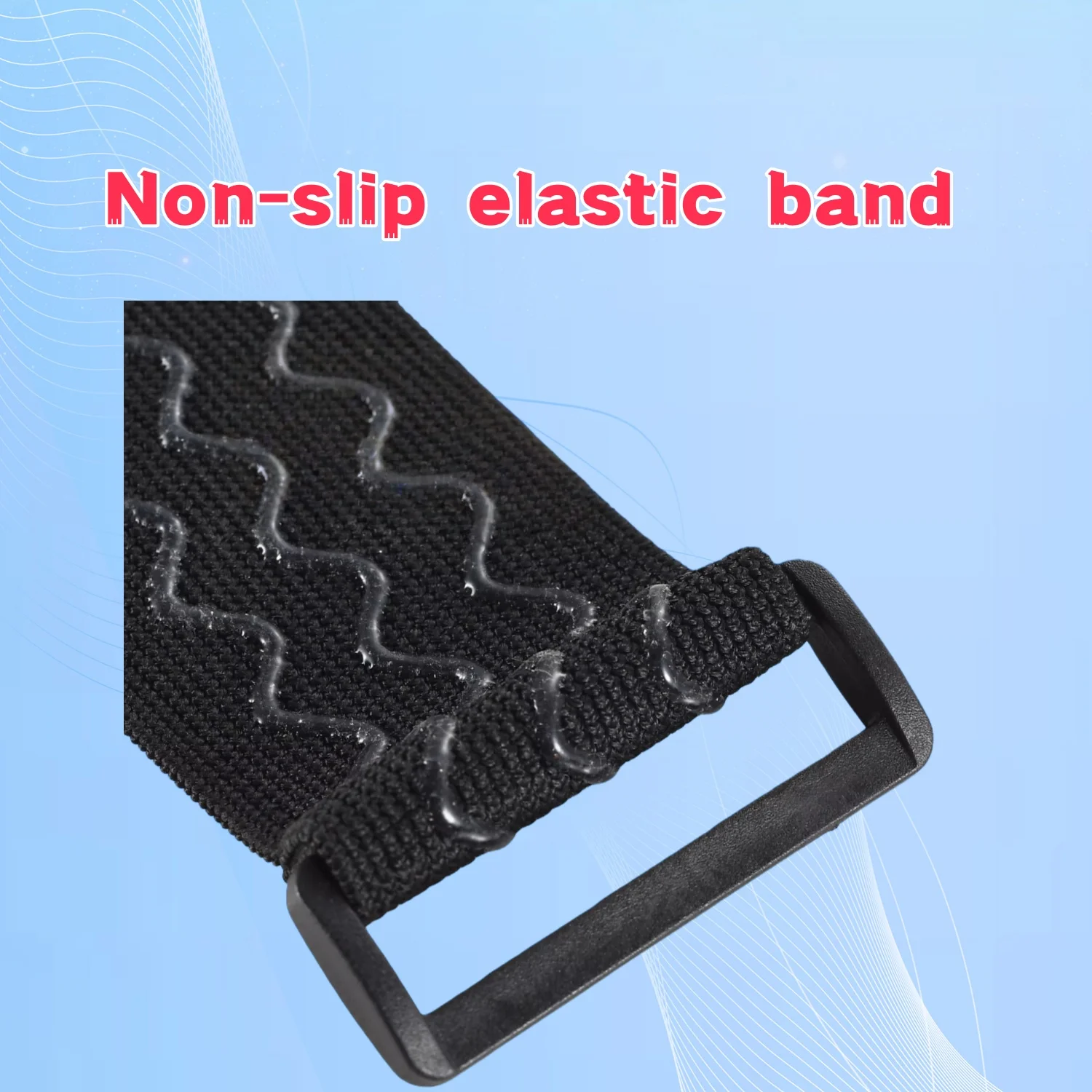 Versatile Adjustable Elastic Nylon Strap with Reversible Buckle