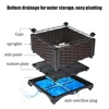 Plastic Raised Garden Bed with Legs Raised Planter Box Container with Drainage Holes Elevated Propagation Large Flower Pot Box 4