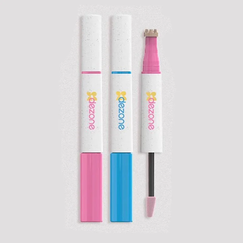 Dezone 2 in 1 Freakle Pen Innovation Debut Freakle Blush Exclusive Freckle Head Face Check Makeup Too Effect Natural Waterproof