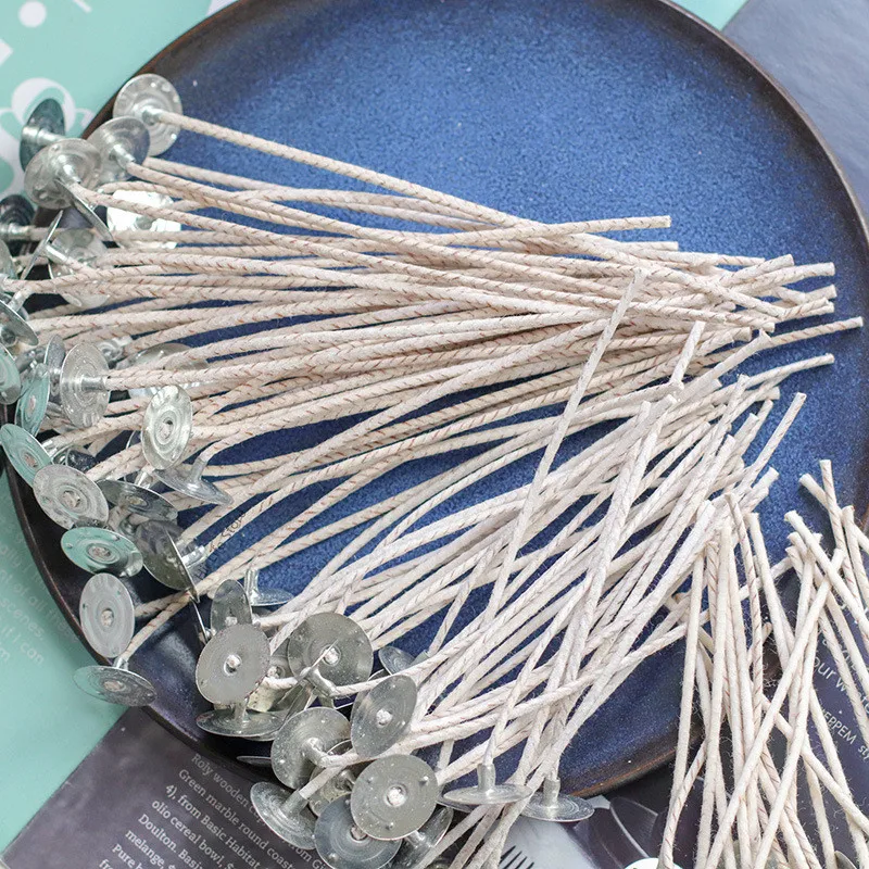 7/9/15cm Candle Wicks Tightly Woven Large Base Burns Without Smoke 40 Strands of Wax DIY Aromatherapy Candle Making Materials