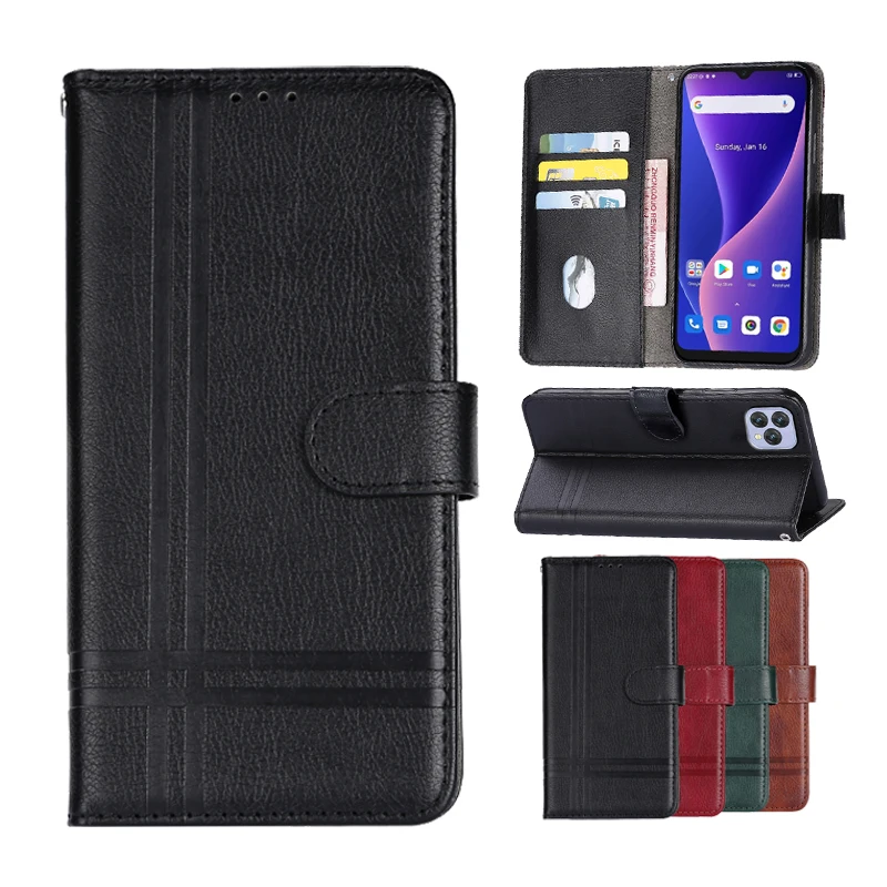 

Wallet Leather Case For Blackview Oscal C60 6.53" чехол Case Back Cover Flip PU Leather For Blackview Oscal C60 корпус