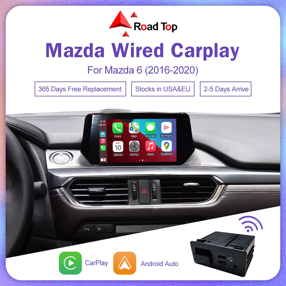 Apple CarPlay Android Auto USB adapter hub OEM for Mazda 3 6 2 CX3 CX5
