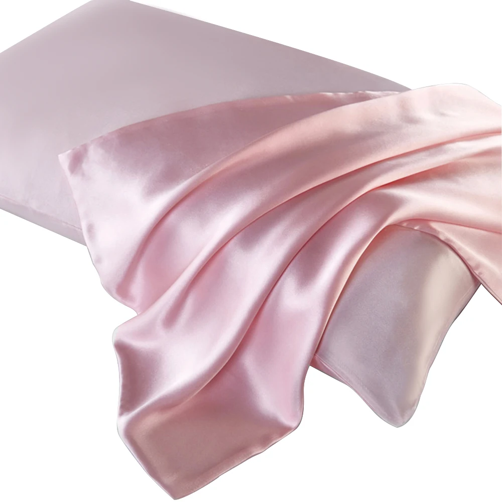 Luxurious Double-Sided Pure Silk Pillowcase with Hidden Zipper – Premium Mulberry Silk for Healthy Skin and Restful Sleep