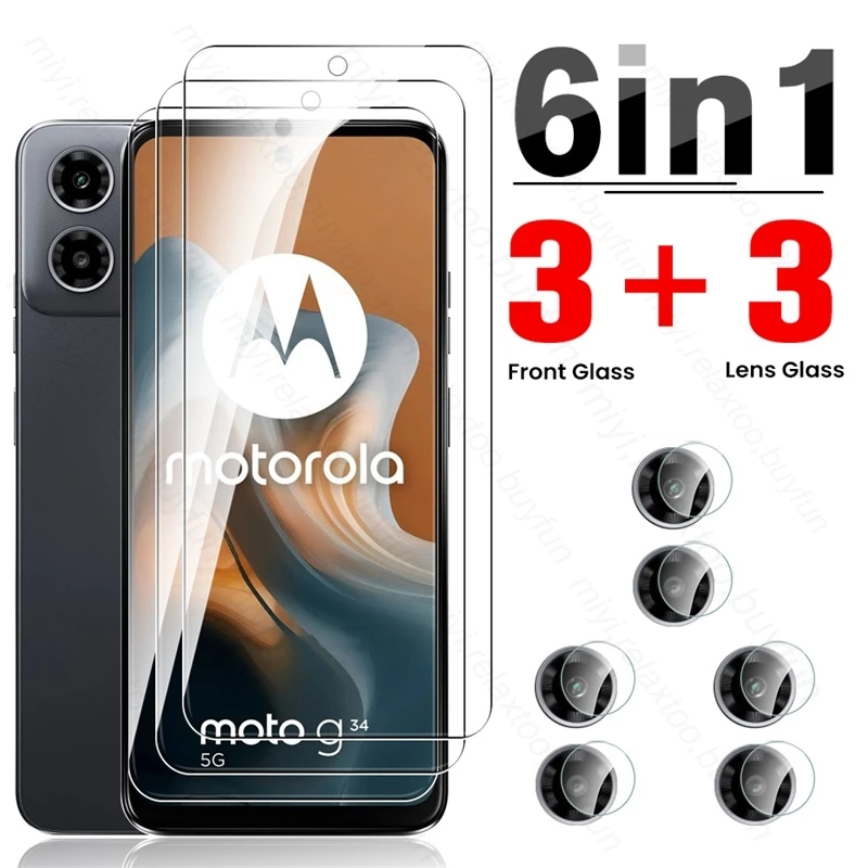 6-in-1 Tempered Glass Screen and Camera Protector