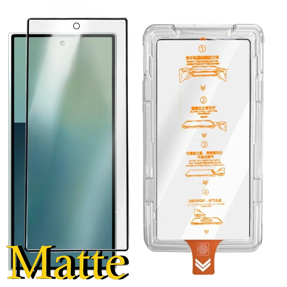 Matte Dust-Free Easy Installation Premium Tempered Glass Screen Protector (1-3 Pack)