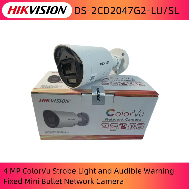 

Оригинальный Hik Новый 4MP стробоскоп и Стробоскопическая мини-цилиндрическая сетевая камера Стробоскопическая/SL