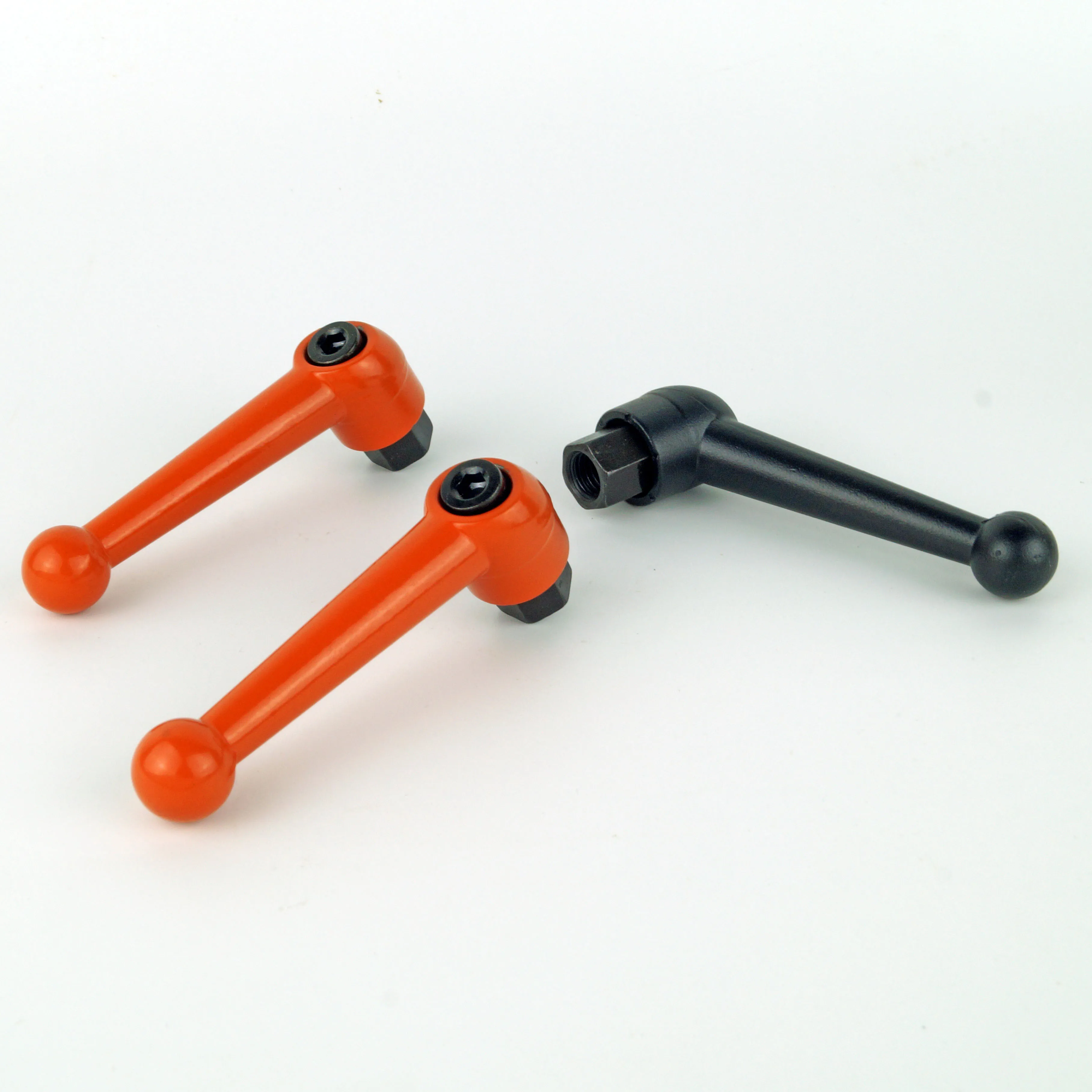 M10-BLACK-Orange-zinc-alloy-solid-adjustable-handle-clamping-tension ...