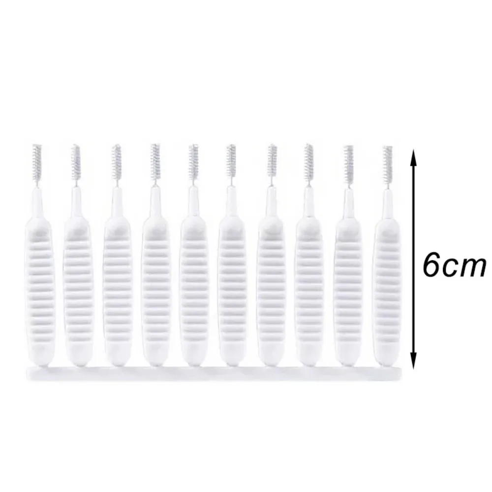 Micro Nylon Cleaning Brush Bendable Mini Soft Round Brushes Cleaner Cleaning Shower Head Keyboard Mobile Phone Tiny Hole