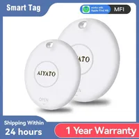 AIYATO Smart GPS Air Tag Mini Tracker Bluetooth Smart Tags Child Finder Pet Car Lost Tracker For Apple IOS System Find My APP 1