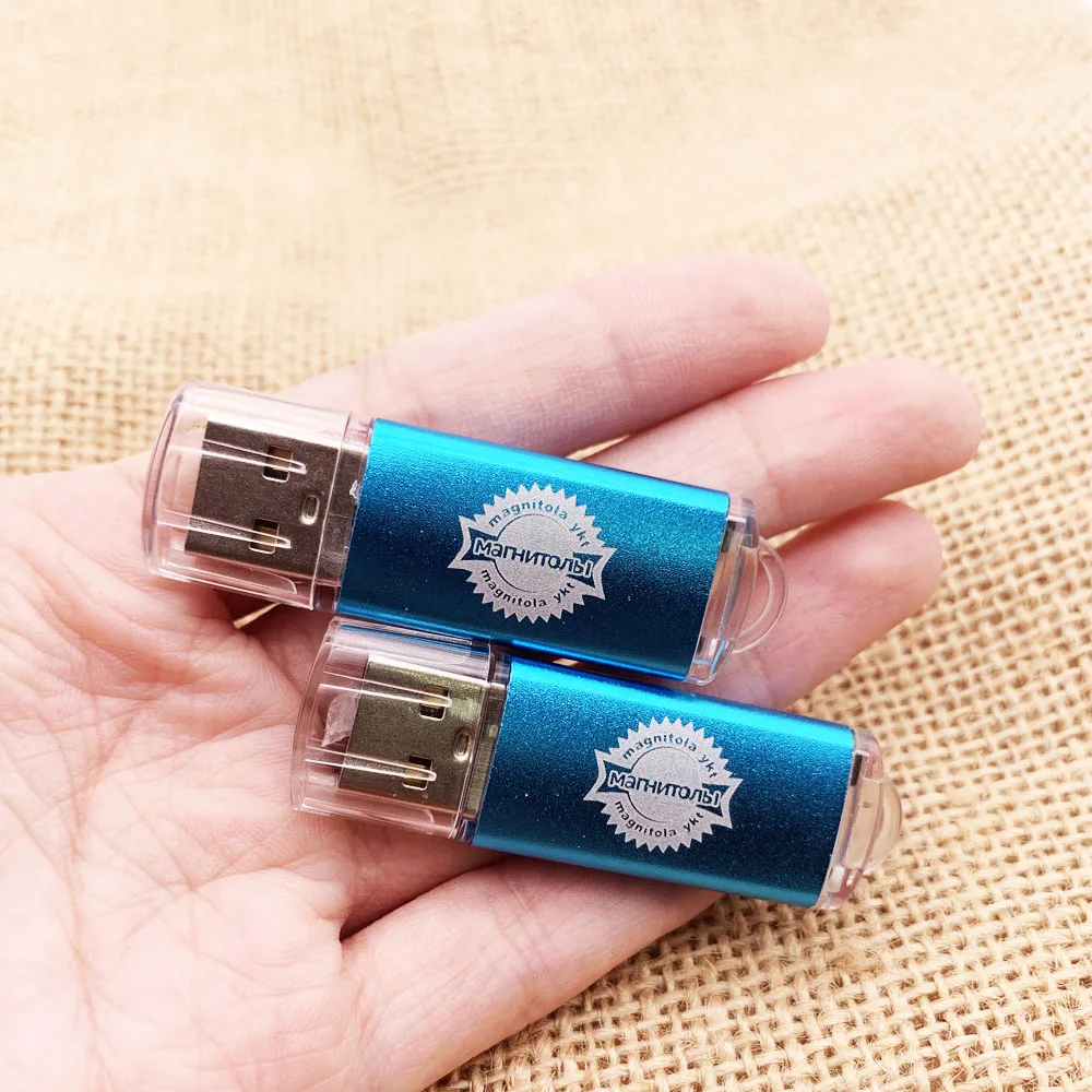 DIY Logo Gift Wedding USB Flash Drive 4G 16GB 8G 32GB 128MB Metal Pendrive USB 2.0 Memory Stick Pen Drive Over 10pcs Free Logo