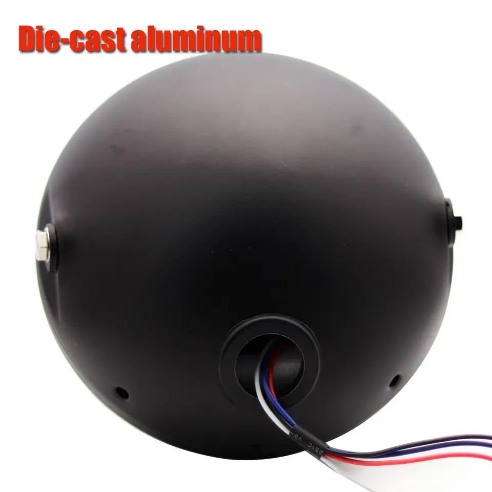Motorfietskoplamp Universele 7,5 Ronde Koplamp Voor Café