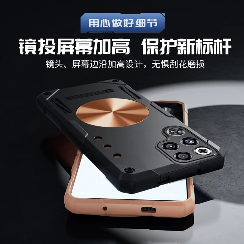 Graphene-Infused Red Copper Heat Dissipation Shockproof Silicone Phone Case