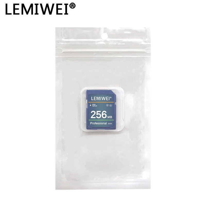 실제 용량 Lemiwei SD 메모리 카드 고속 256MB 512MB 클래스 10 USH-1U1 진한 파란색 1GB 2GB 카메라 파일 저장용