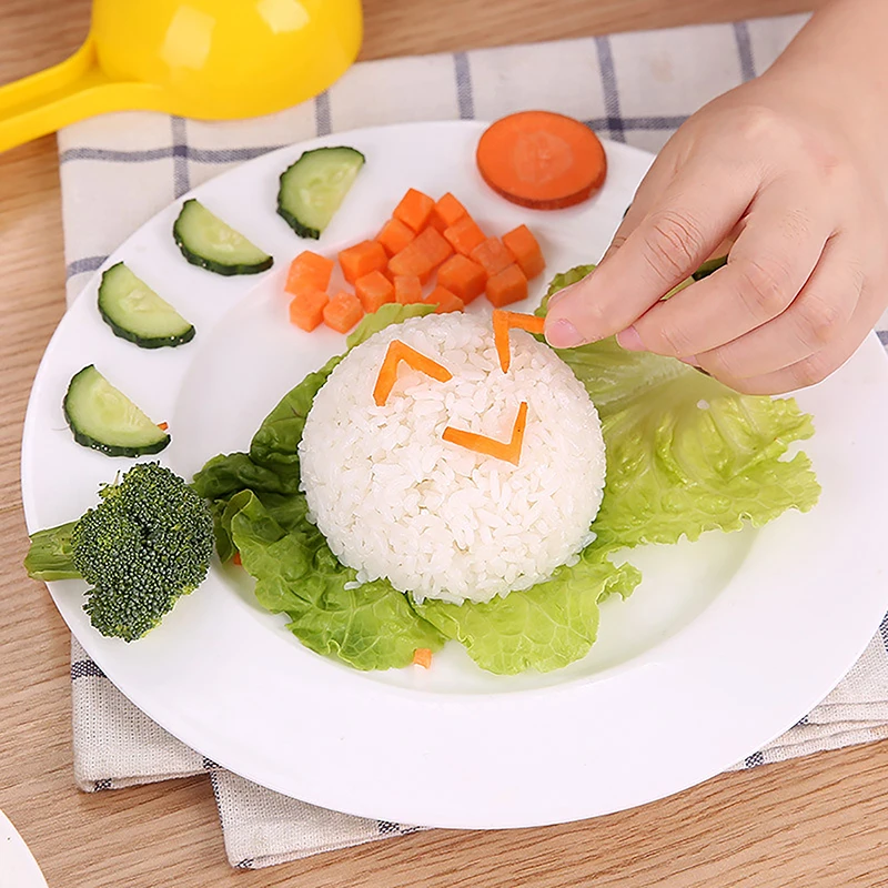 Plastic Shaped Spoon Rice Spoon Non-stick DIY Rice Scoop Mold Rice Ball Spoon Half Round Porridge Spoon Kitchen Accessories