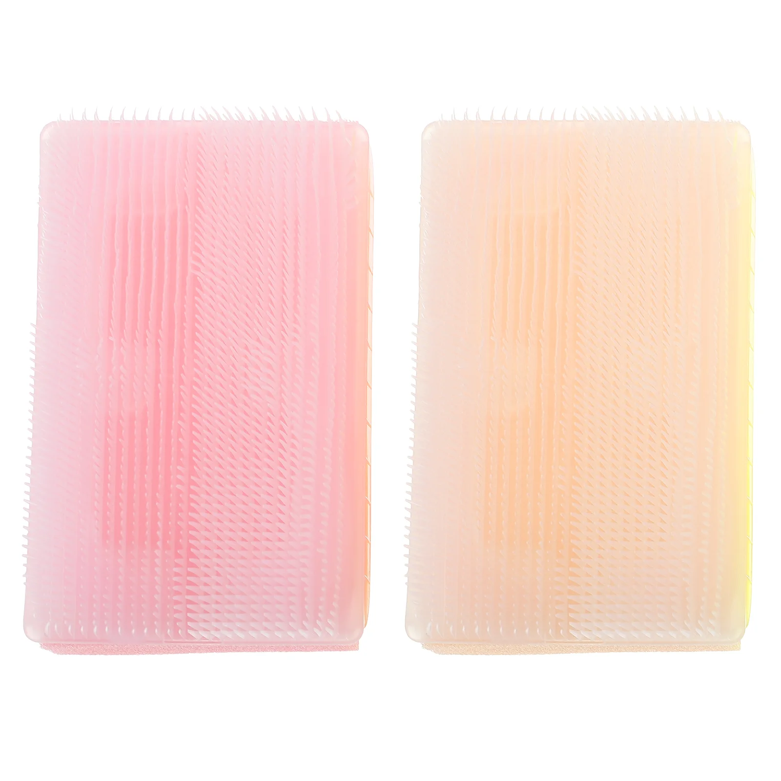 

2Pcs Bath Sponge Brush Cartoon Bath Cradle Cap Brush Body Scrubber Pad For Toddlers Kids Newborn Gentle Exfoliation