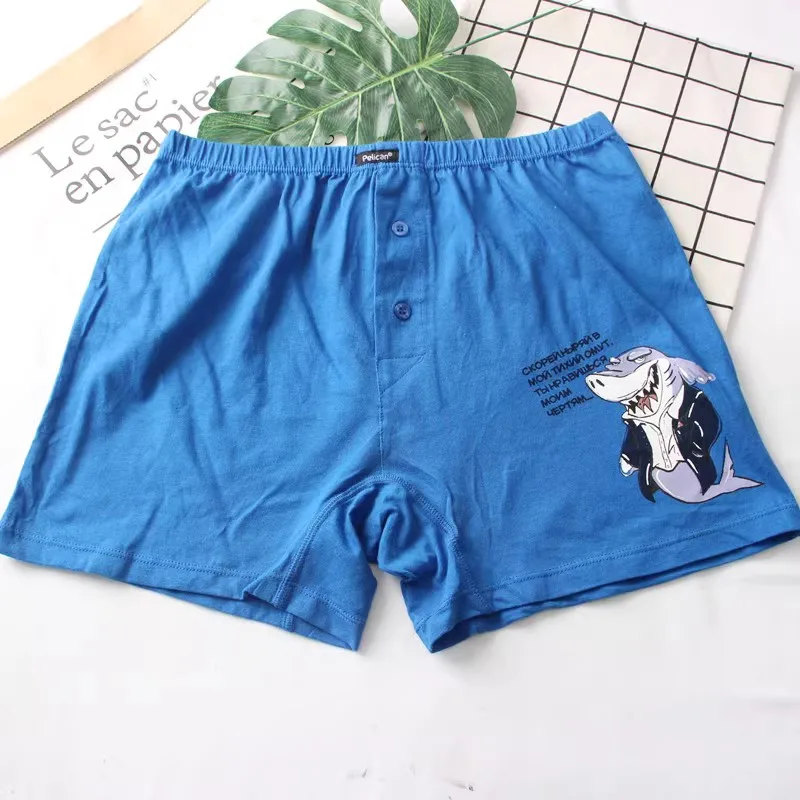 Pajamas For Men Shorts Cotton Cartoon Arlo Pants Male Sleep In Underpants