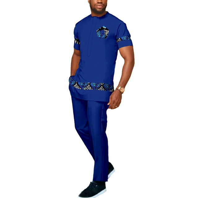 Ebuka Short Sleeve Dashiki Outfit - Image 3