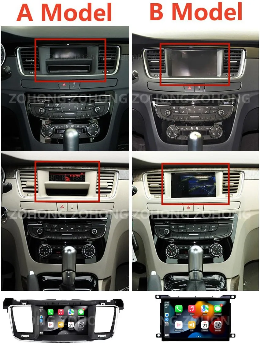 Car stereo DSP Carplay for Peugeot 508 508SW Car Stereo Multimedia Video Player Head Unit GPS Navigation Autoradio Android Auto Radio 2 Din
