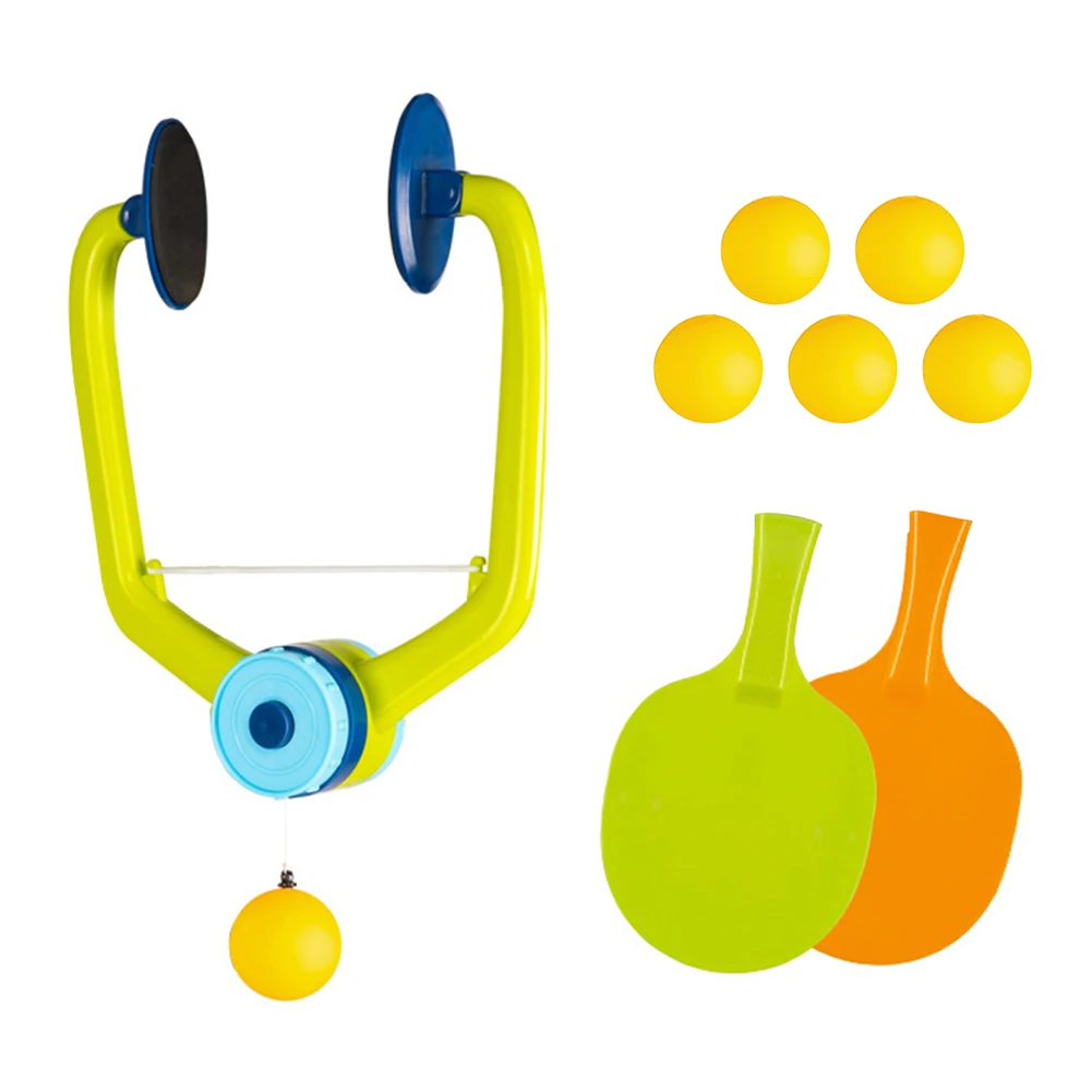 

Обучающее устройство для настольного тенниса, Регулируемая Веревка 0-2,5 м, легкая в сборке, зеленая + Оранжевая веревка для взаимодействия родителей и детей