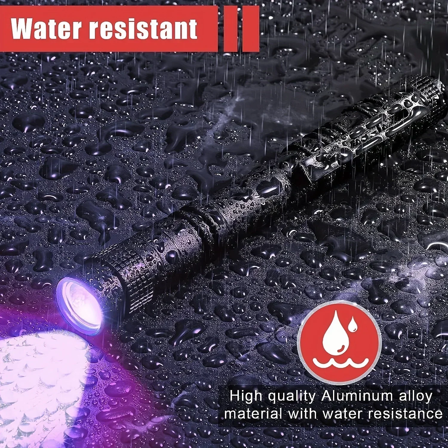 Mini 395nm UV Flashlight Portable LED Ultraviolet Blacklight Money Inspection Penlight with Clip Pet Urine Stains Detector Torch